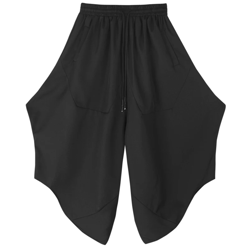 

Men Japan Style Kimono Pant Male Fashion Casual Harem Trouser Stage Wear Wide Leg Skirt Pant Punk Hip Hop Clothes Costumes