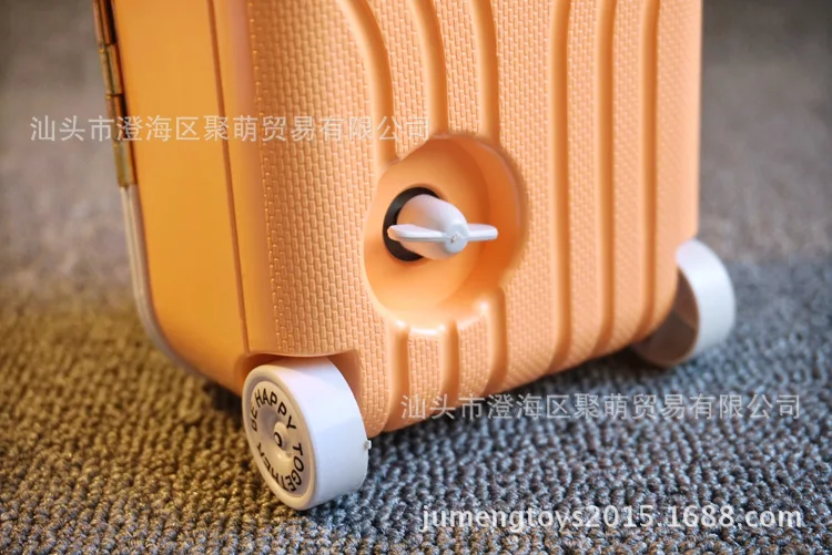 

58,01-1571 маленький роликовый Дорожный чемодан коробка для конфет индивидуальная креативная Свадебная коробка для конфет тролли для багажа ма...
