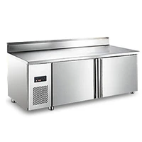 sainless steel cold storage frezing freezer commercial food display cabinet knob type refrigerator milk tea shop refrigerator