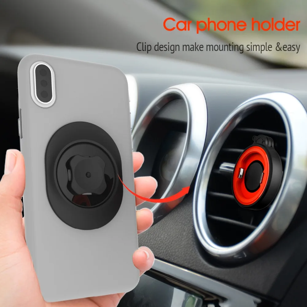 Универсальное быстрое крепление большой адаптер многоцелевой держатель для телефона на вентиляционное отверстие/автомобиль/велосипед/Зажим для ремня/настенный/нарукавный/напульсное крепление