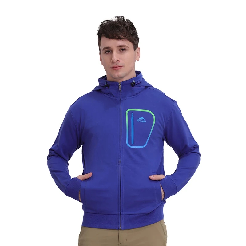 Мужской свитер для тренировок ROYALWAY с капюшоном активного отдыха походов