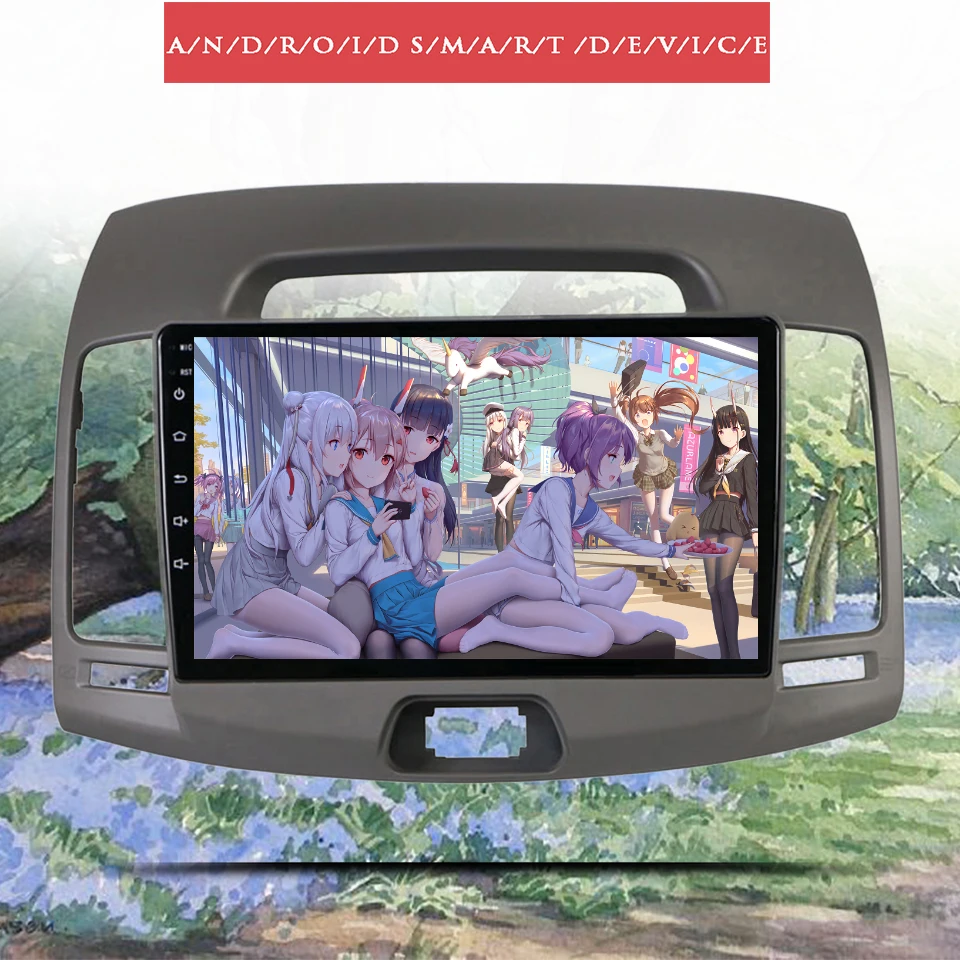 Android 10 0 автомобильный DVD GPS для HYUNDAI ELANTRA 2007 2011 Mirror Link 6 Гб RAM Авто Мультимедиа Стерео