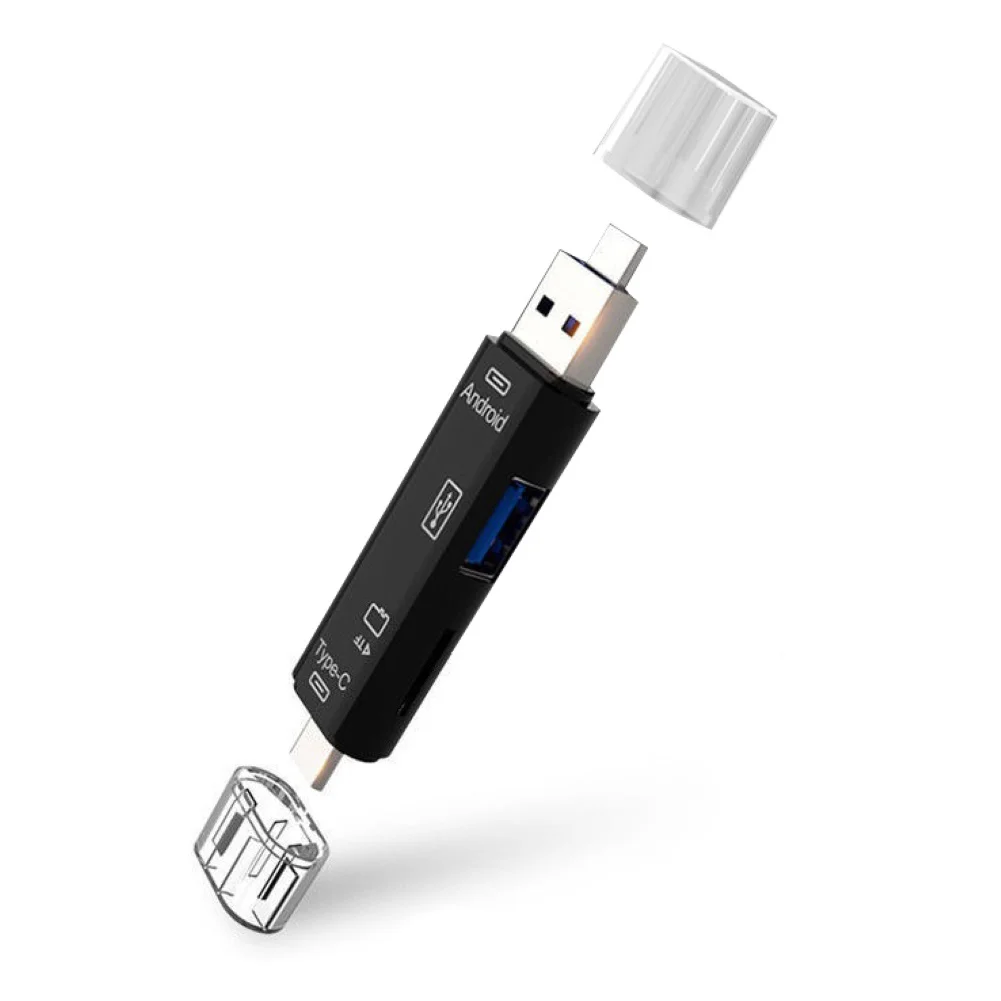 Многофункциональный Micro USB 2,0 тип-c TF цифровой считыватель карт OTG адаптер для Android телефона ноутбука Macbook