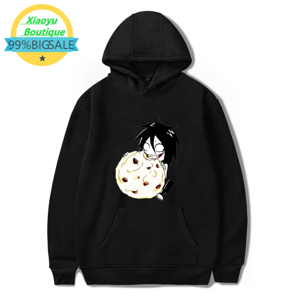 

Черные Юмористические толстовки с рисунком страшных историй, мужские/женские повседневные худи с длинным рукавом, креативные страшные тол...