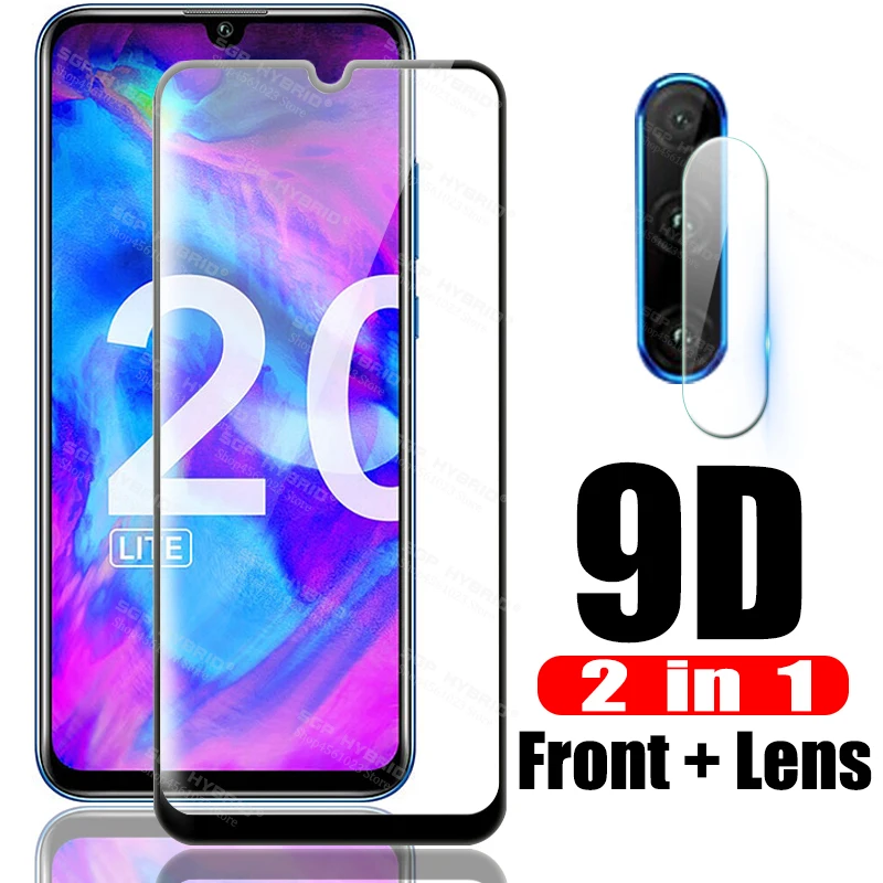 

9D Glass For Honor 20 Lite 10i 20Lite Lens Protection Film For Honor20 Lite Honor10i HRY-LX1T Tempered Glass Full Cover 6.21''