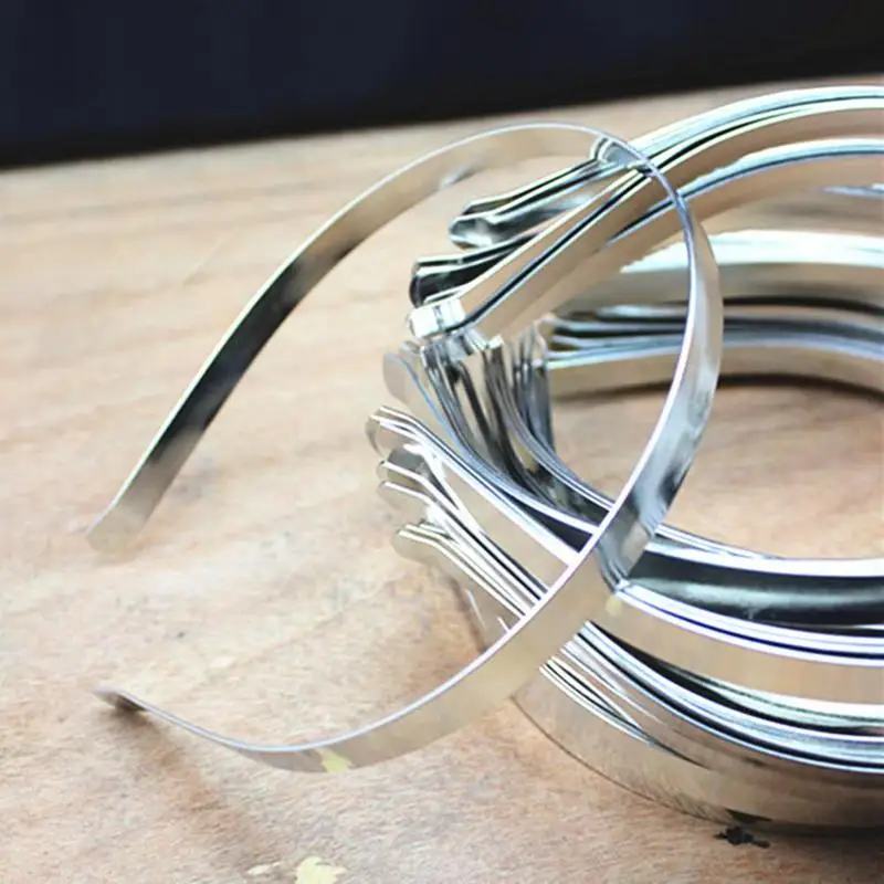 Обруч для волос в Корейском стиле мужчин и женщин металлическое украшение Черное