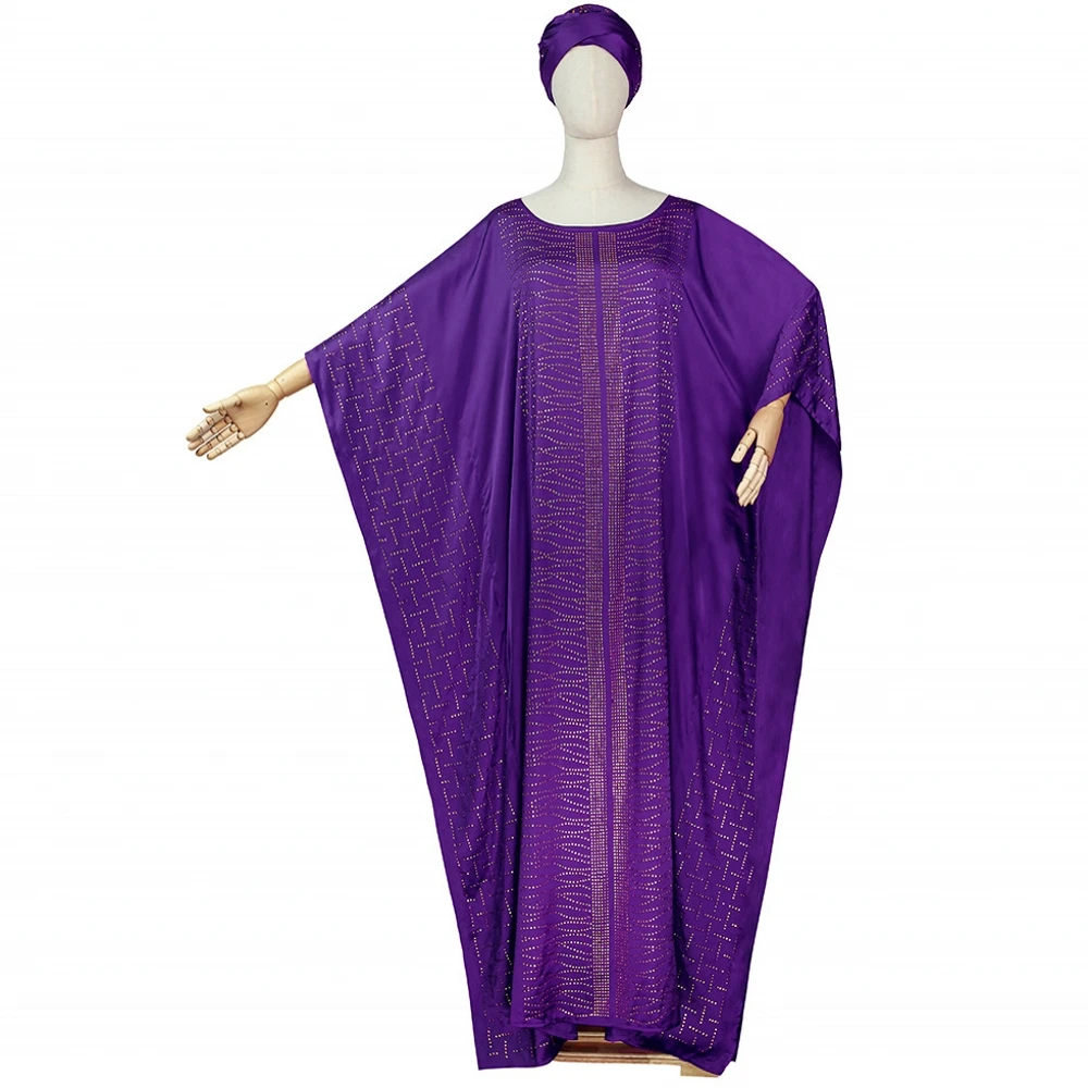 

African Dresses For Women New Style Classic African Dashiki Fashion Loose Long Dress African Clothes And African Headtie