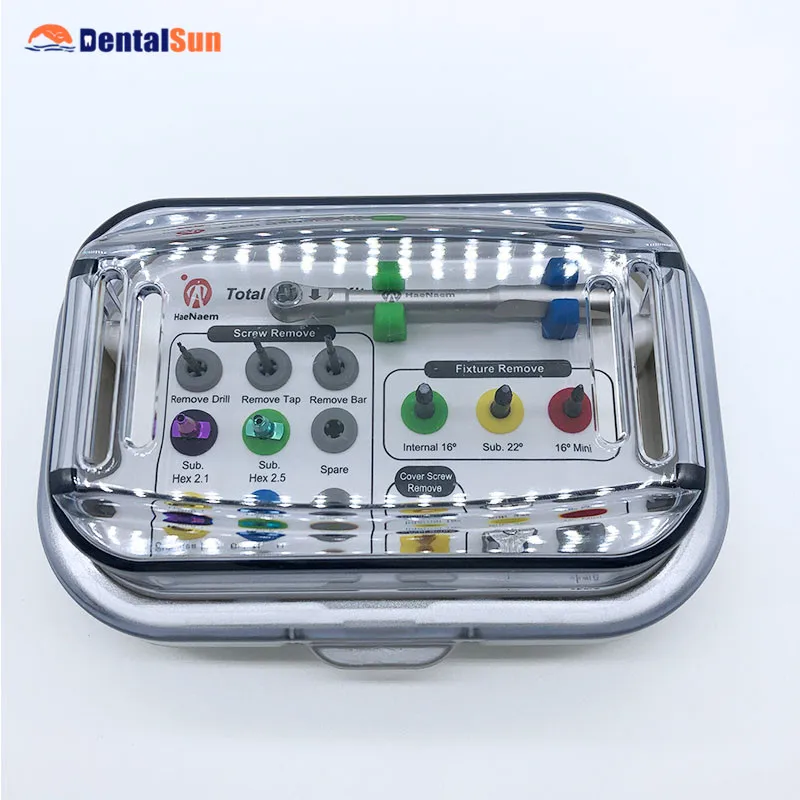 CE FDA HN Набор для интраментации зубного импланта и удаления винтов (полный