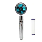 Вращающаяся на 360 градусов душевая лейка для ванной комнаты, ручная Массажная душевая лейка под давлением