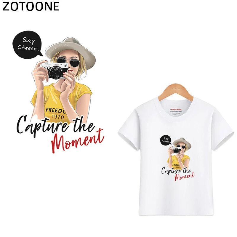 ZOTOONEFashion для девочек утюжок переноса нашивки одежды сделай сам пластырь передачи