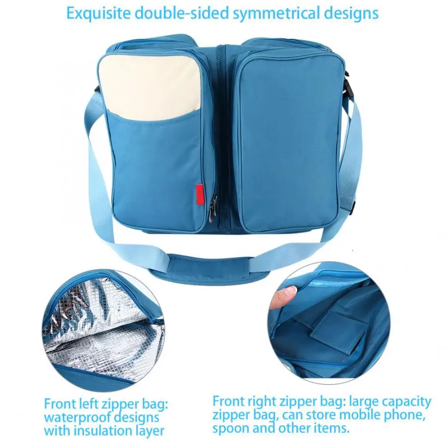 Многофункциональные сумки для детских подгузников 3 в 1 переносная люлька и