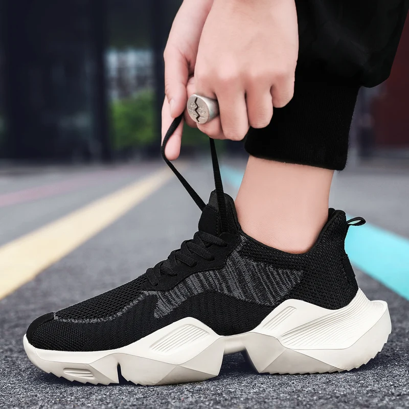 

Sneaker Man Casual Shoe Men Casual Shoes 2020 Summer Sneakers Sport Black Sapatos For Sports Fashionable White Men's
