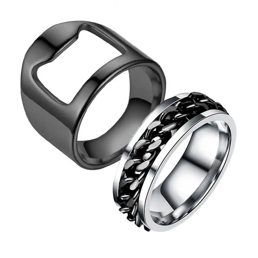 

Портативное мини-кольцо открывалка для пивных бутылок из нержавеющей стали в форме кольца на палец открывающаяся крышка для бутылок пива и...