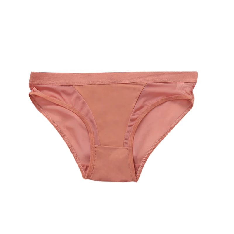 

4 Pcs/Set Women's Panties Sexy Transparent Lingerie Ladies Comfortable Underpant See-through Briefs Maiden Monochrome Nnderwear