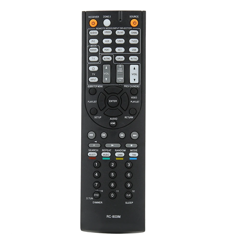 RC 803M дистанционного Управление Замена подходит для ONKYO AV ресивер TX NR609 NR609B HT S7409
