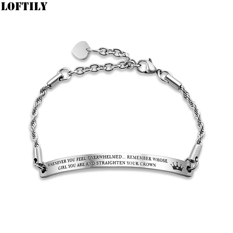 Браслет из нержавеющей стали с короной и бабушкой подарок для женщин семейный
