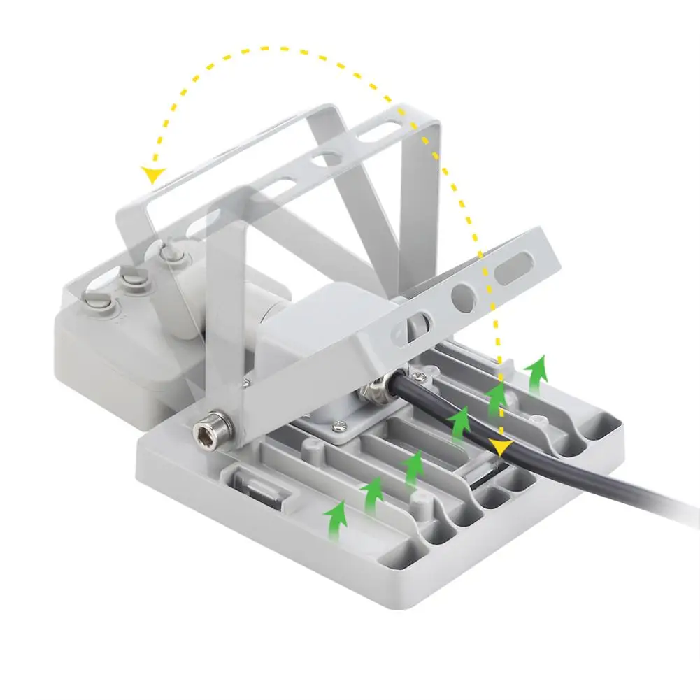 

20W IP65 Waterproof Motion Sensor Floodlight 20 LED Landscape Ultra-thin Flood Light Suspension Horizontal Wall otel Lighting