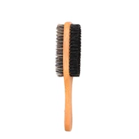 men solid wood boar shaving brush beard massage log color boar bristle hair brush curved wooden men beard mustache brushes