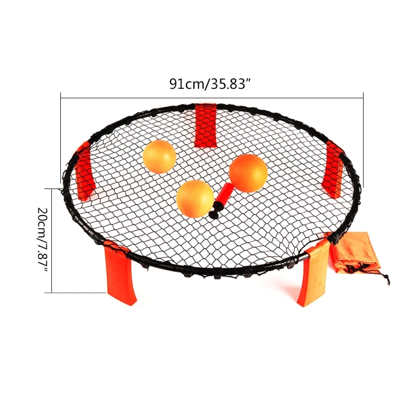 

1Set Mini Volleyball Beach Entertainment Spike Ball Game Set Perfect for Holiday Birthday Party Beach Entertainment