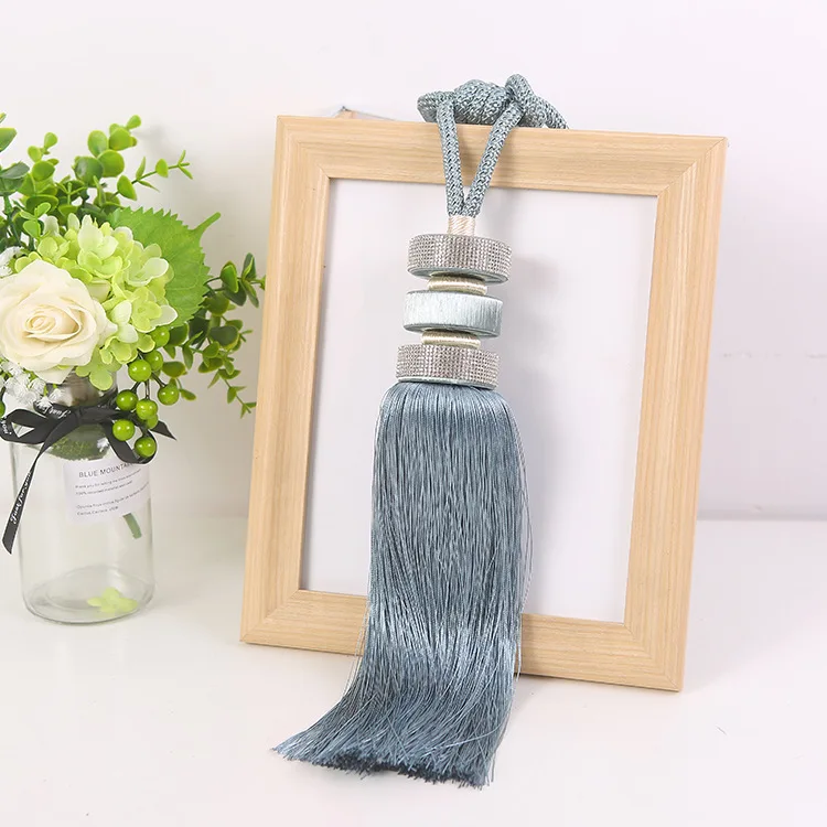 

2 Pcs Nordic Modern Minimalist Curtain Hangding Ball Curtains Tassels Curtain Tiebacks Bandages Brushes Curtain Accessories