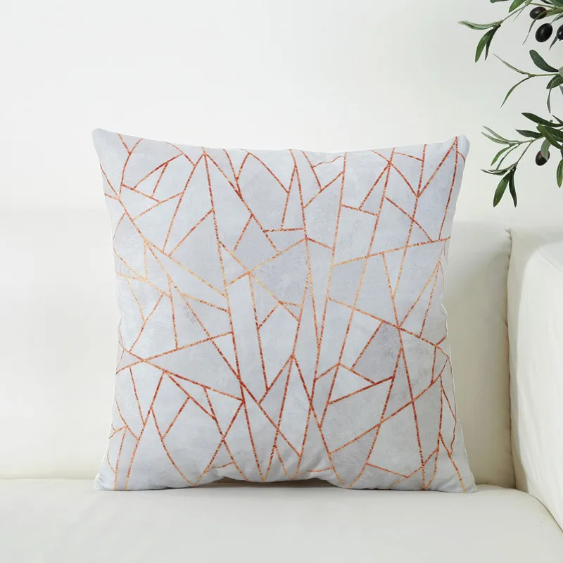 

45*45cm Geometry Cushion Covers Home Decorative Pillows Case Throw Pillows Cover for Sofa Christmas Gifts