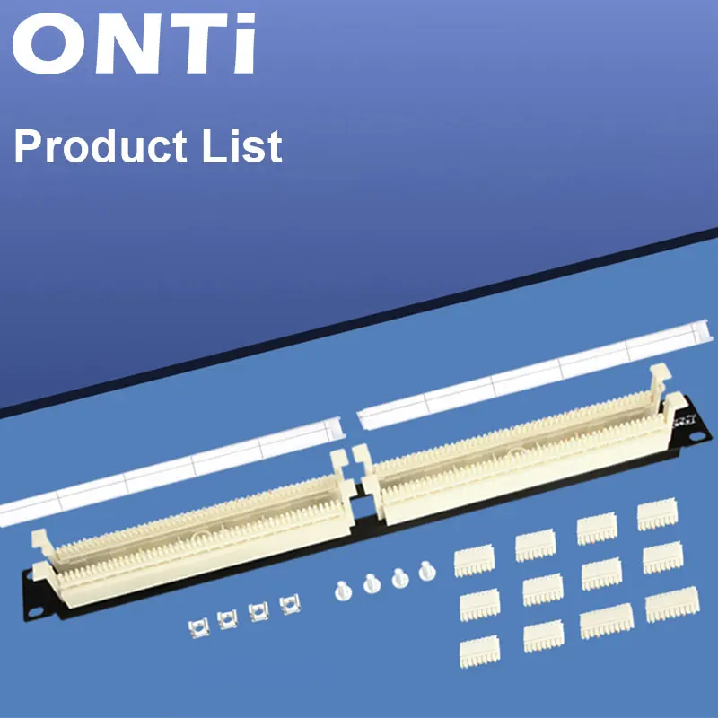 ONTi 19 &quotШкаф 100 пар телефонный модуль 110 распределительная рама RJ11 голос 4C 2C Кабель