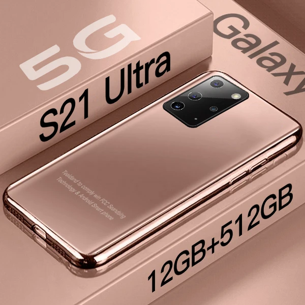 Смартфон глобальная версия S21 Ultra 12 + 512 ГБ 7 2 дюйма две SIM карты 5000 мА · ч 16 32