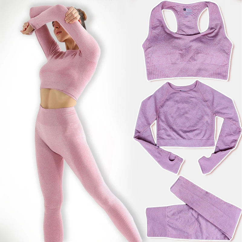 

Women Seamless Yoga Set 2 Piece Outfits Gym Shorts Sports Big Buttocks Seamless Yoga Set Women High-Quality Elastic Legging