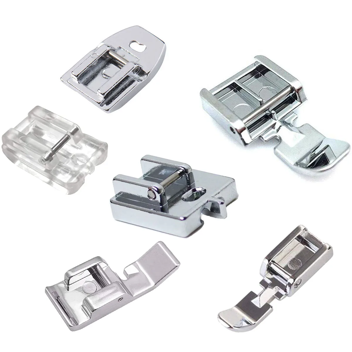 

1 PCS Household Sewing Machine Parts Presser Foot Invisible Zipper Foot Plastic for singer brother white janome juki toyota7306A