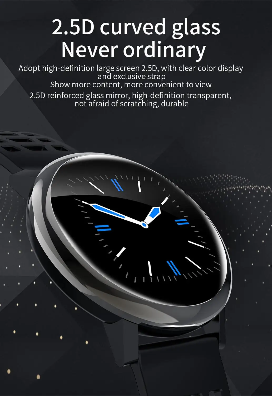 G30 Смарт-часы с пульсометром кровяным давлением кислородом отслеживанием спорта