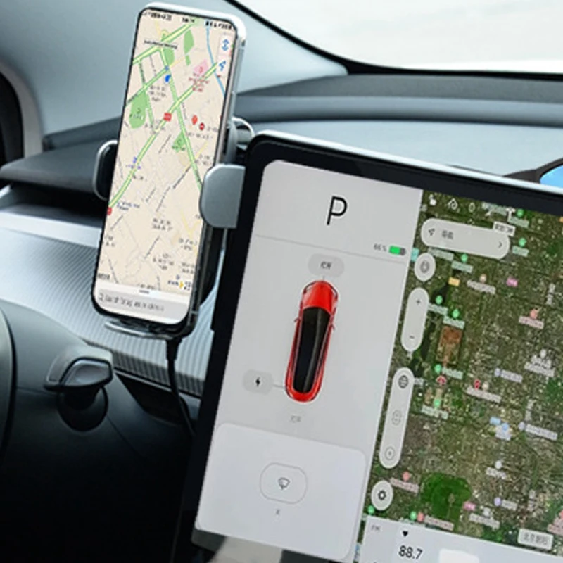 1Pcs Car Phone Holder Bracket Mount for Tesla Model 3 Glasses Organizer Storage Box Interior Accessorie | Автомобили и мотоциклы