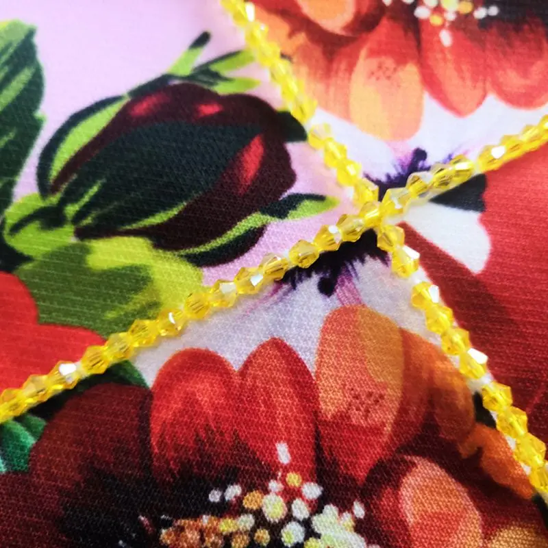 

AELESEEN Runway Fashion Summer Sleeveless Dress 2021 High Quality Rose Flower Print Beading A-line Casual Mini Slim Dress
