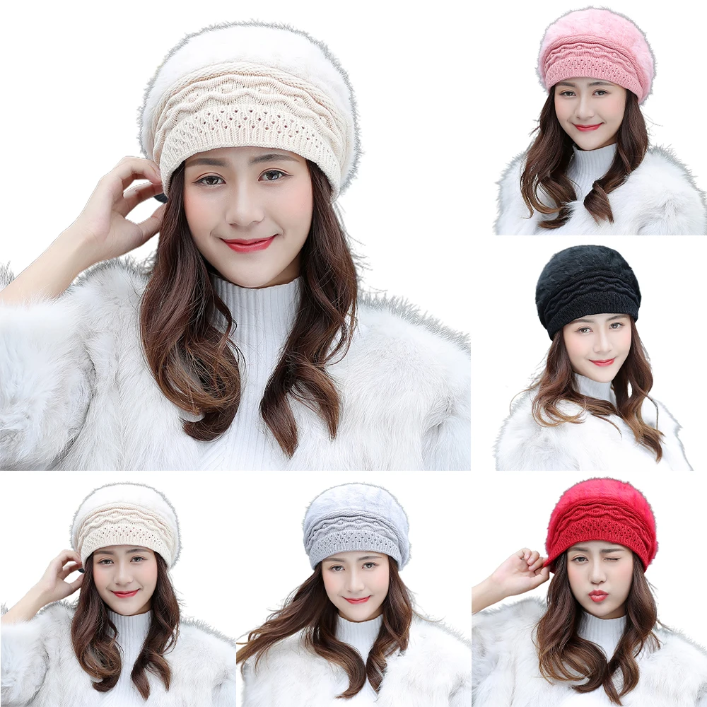 

Однотонные женские береты Хата для девушек зимние теплые французские шапки-бини