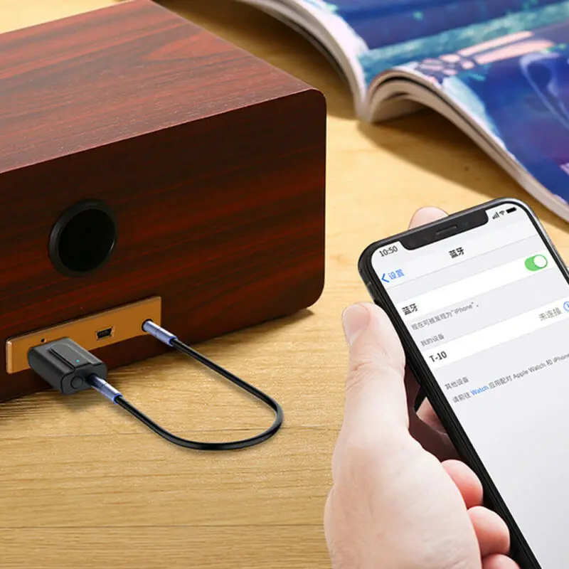 

Car 2in1 USB Wireless Bluetooth Set Audio Adapter Transmitter Receiver For TV PC