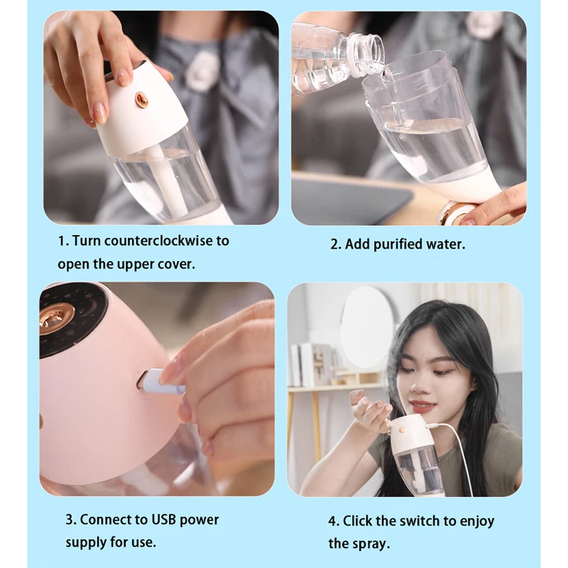 

Bird Air Humidifier USB Humidificador Night Cool Mist Purifier Night light Home Decoration Ornaments