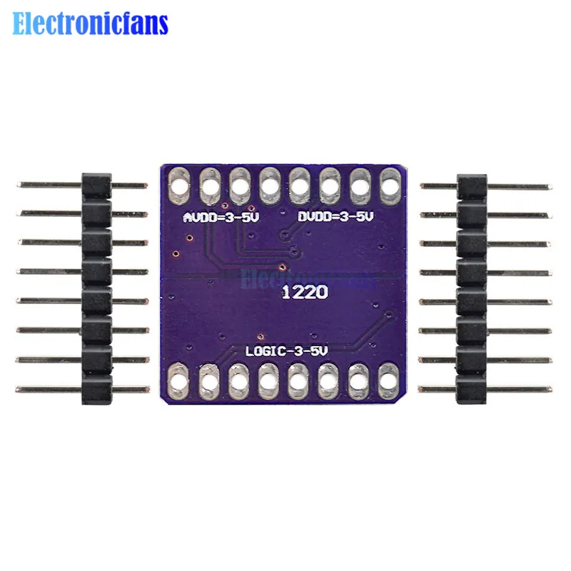 CJMCU-1220 ADS1220 ADC 24 бит A/D конвертер Модуль I2C низкой мощности 24 бит аналого-цифровой датчик конвертера модуль SPI 3 V-5 V