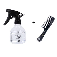 250ml reusable hairdressing spray bottles beauty tool hair salon tool plants flowers water sprayer dual use with comb