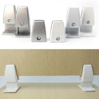 1pc durable lightweight aluminum alloy desk screen clip hardware furniture glass baffle fixing clamp easy installation