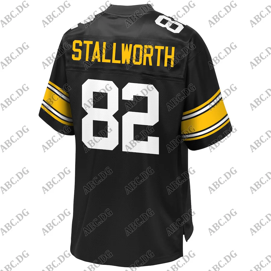 

Men Women Kid Youth Pittsburgh John Stallworth Pro Line Black Retired Player Jersey