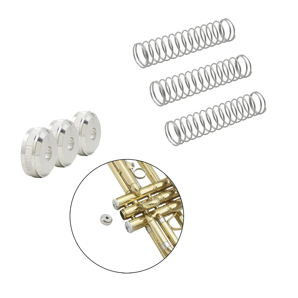 

Replacement Trumpet Bottom Screws+Trumpet Spring For Trumpet Repair Parts