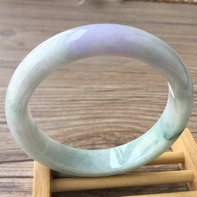 

Zheru Jewelry Natural Burmese Jade 54-64mm Bracelet Elegant Princess Jewelry For Mom For Girlfriend