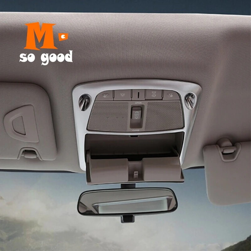 

2015 2016 2017 2018 For Nissan Murano Car Front Reading Lampshade Panel Cover Trim ABS Matte Auto Interior Accessories Styling