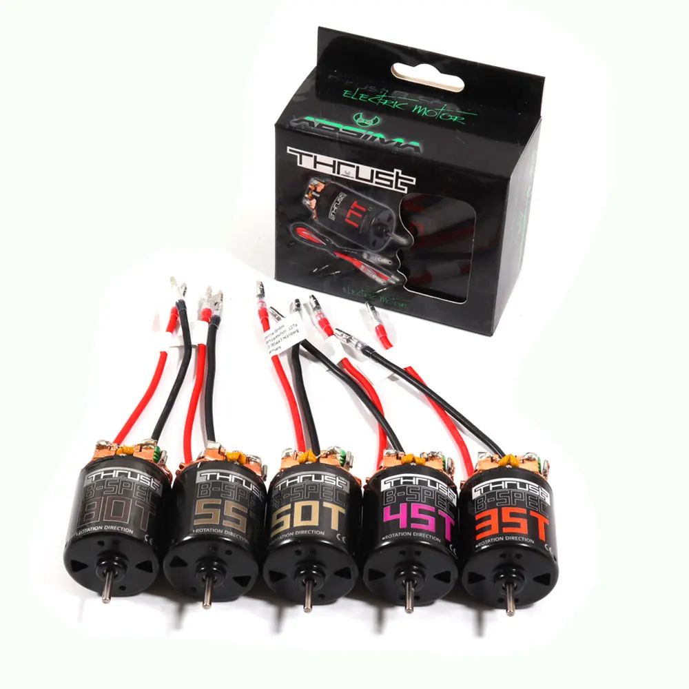 Щеточный мотор Absima RC 35t 45t 50t 55t 80t для 1/10 внедорожных Дрифт-тур Гусеничный осевой