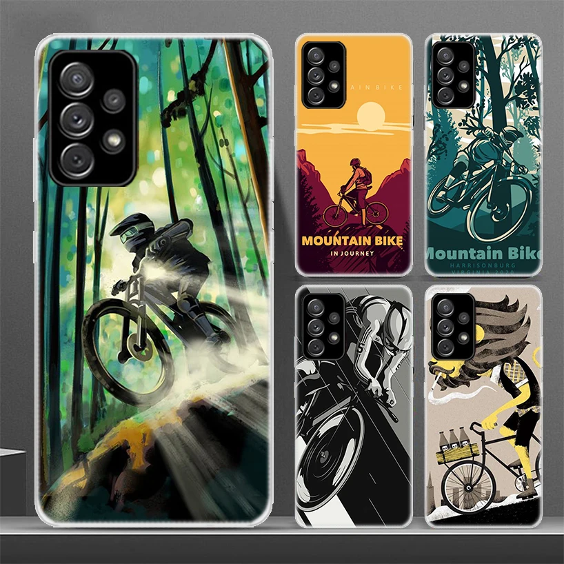 Mtb Phone Case For Samsung Galaxy A12 A13 A14 A22 A23 A24 A32 A33 A34 A52 A53 A54 A72 A73 A02s A03