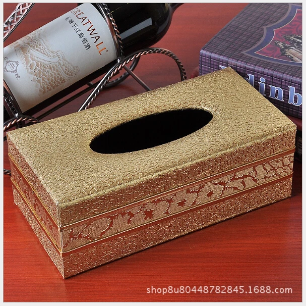 Креативная кожаная Бытовая коробка для салфеток Континентальная Автомобильная