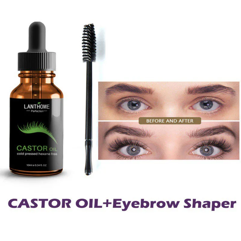 

10ml Liquid Eyelash Enhancer Eyelash Nourishing Fluid Castor Seed Eyelash Growth Essential Oil Eyelash Growth Serum
