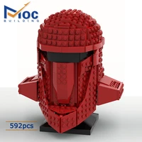 moc space destroyer model building blocks starry sky imperial royal guard helmet childrens toys educational toy gift
