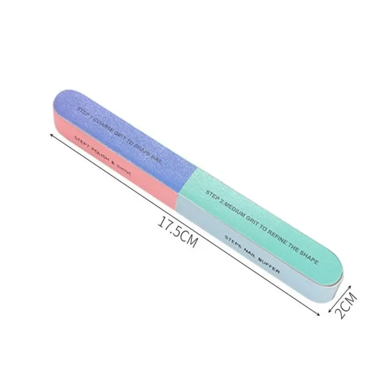 

1pcs Six-sided Nail Files Polishing Tool Manicure Pedicure Professional File Nail For Nail Art Sanding Nail Buffer Block Random