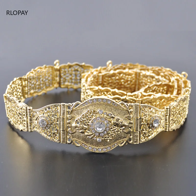 Лидер продаж Для женщин пояс для или вечернее платье золото талия с Одежда