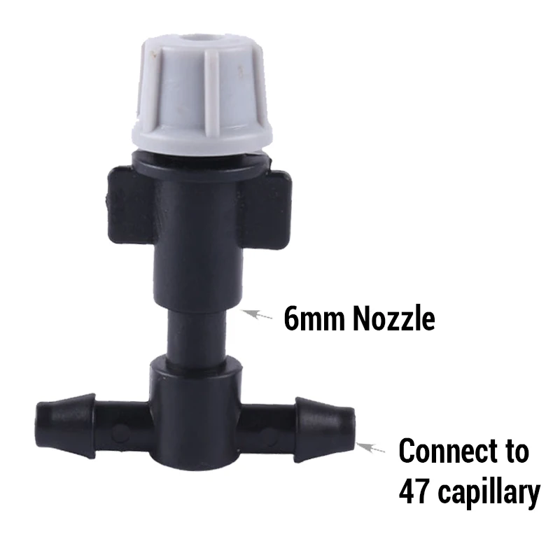 

50X Spray Water Fog Misting Nozzle Gardening Water Cooling System Greenhouse Plants Spray Sprinkler Head Sprayer Nozzle
